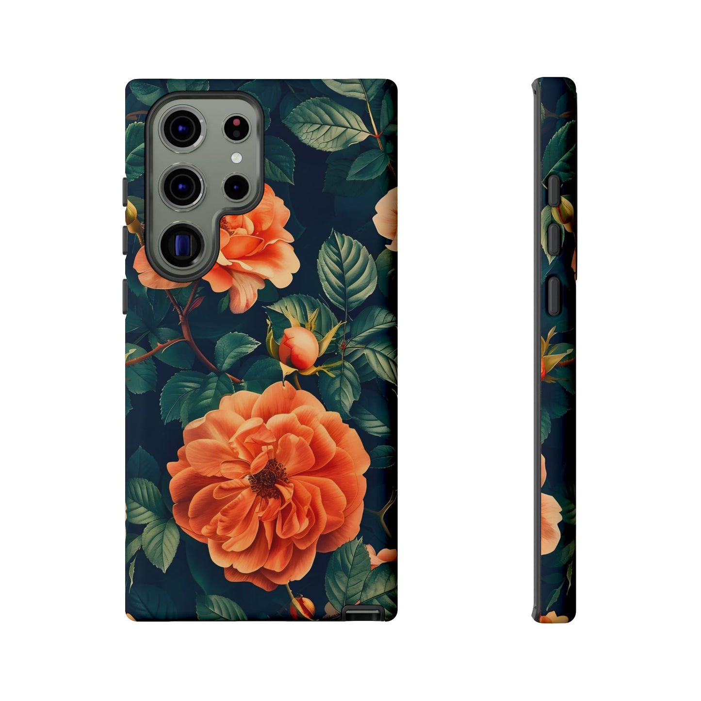 Floral Phone Case, Tough Cases for Nature Lovers, Botanical Design, Phone Protection, Gift for Her, Trending Floral Accessories