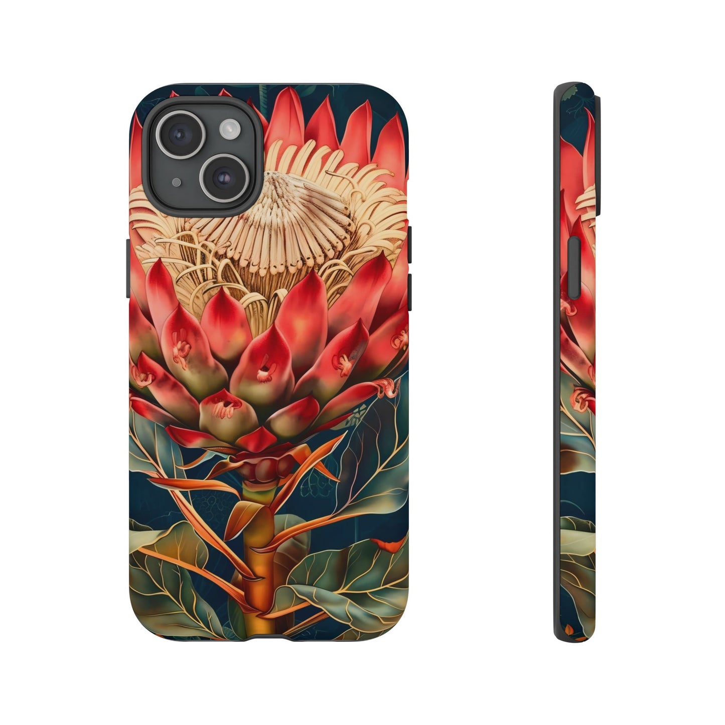 Tough Cases: Vibrant Floral Phone Case, Tough Phone Covers, Floral Art Cases, Nature Design Accessories, Gift for Nature Lovers