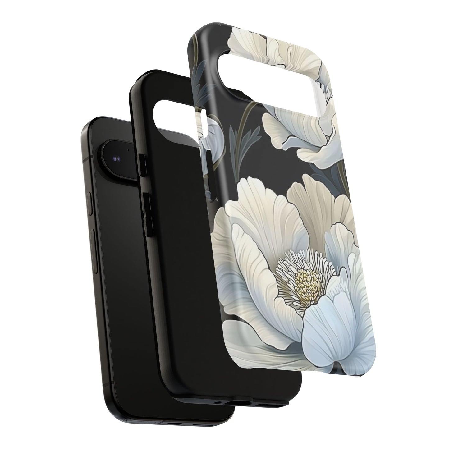 Floral Phone Case, Tough Cases for Women, Stylish Phone Cover, Floral Design Phone Protector, Nature Inspired Tech Accessories