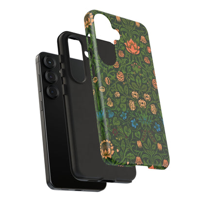 Crimson Leaf Whirl – Phone Case - Tough Cases