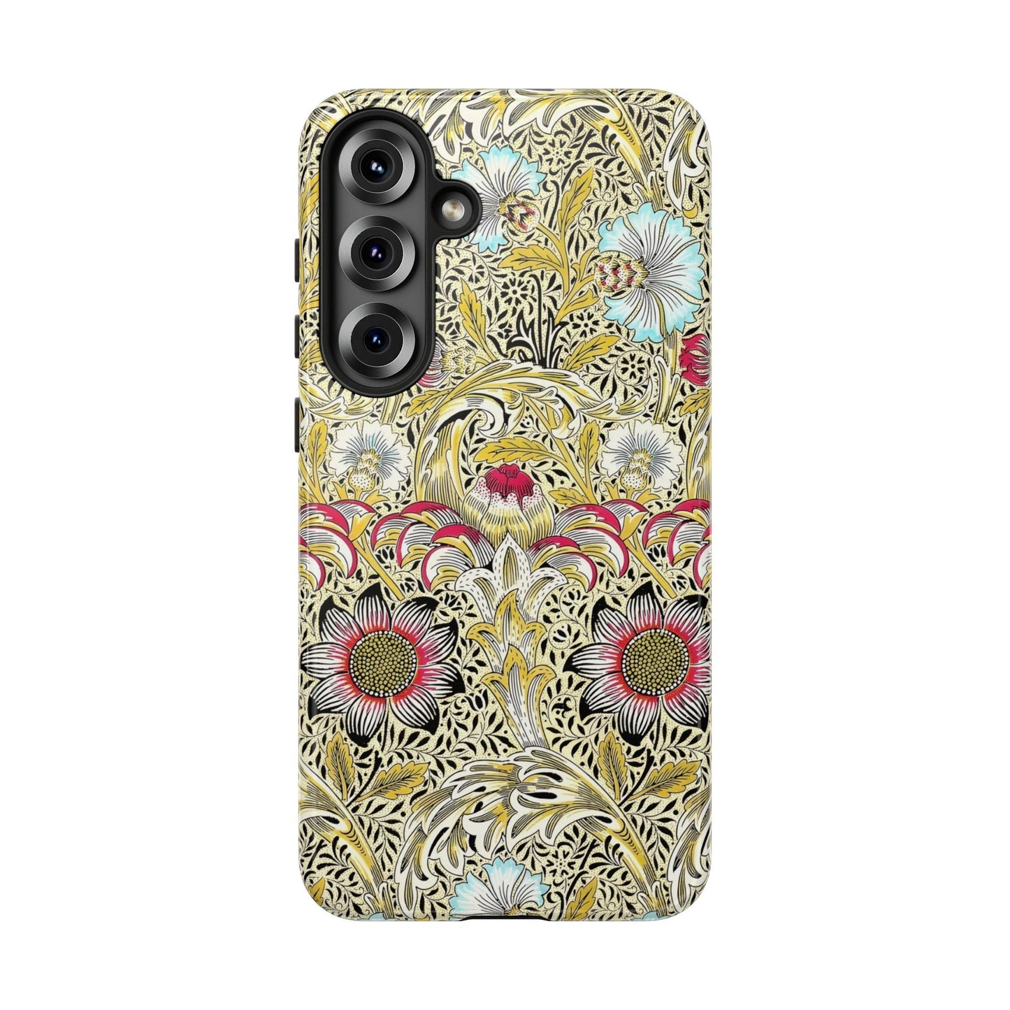 Floral Phone Case - Tough Cases, Floral Design, Stylish, Protective, Unique Gift for Her, Phone Accessories