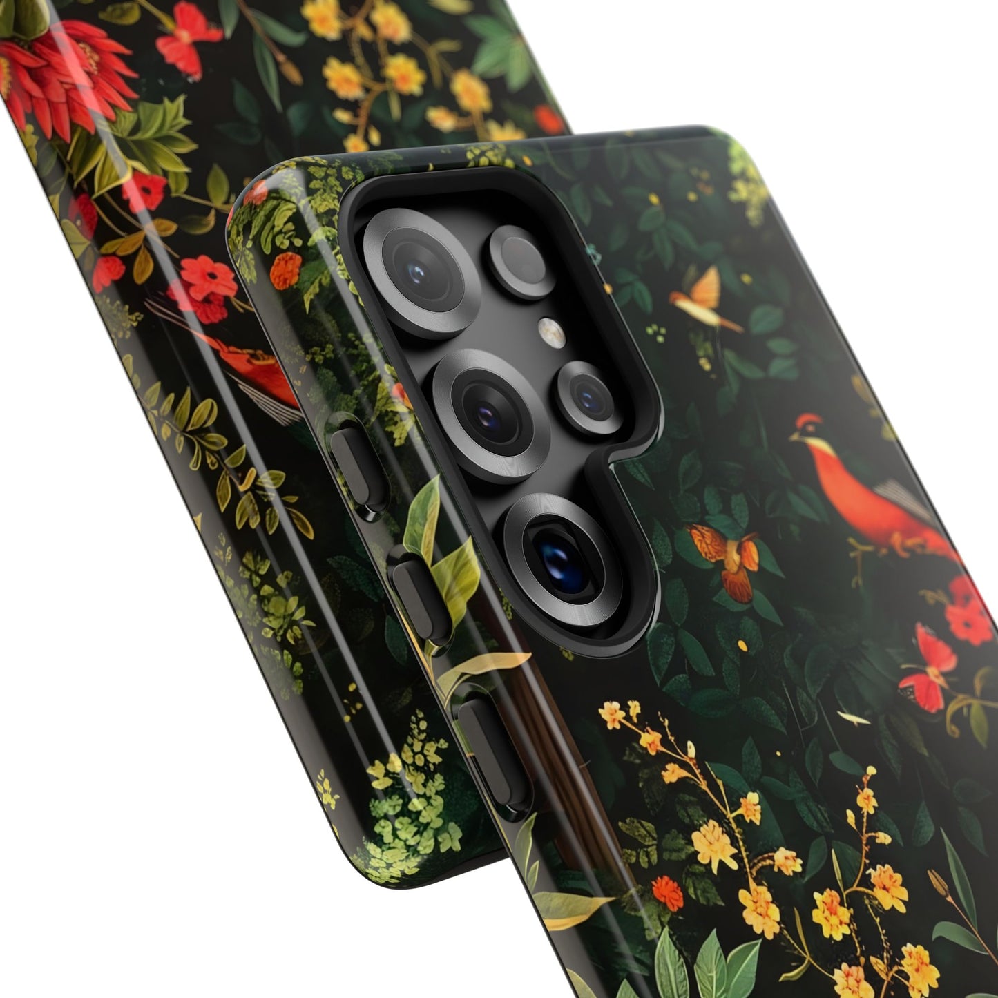 Floral Tough Phone Case, Nature-Inspired Design, Ideal for Garden Lovers, Gift for Birthdays, Christmas, Eco-Friendly Accessory