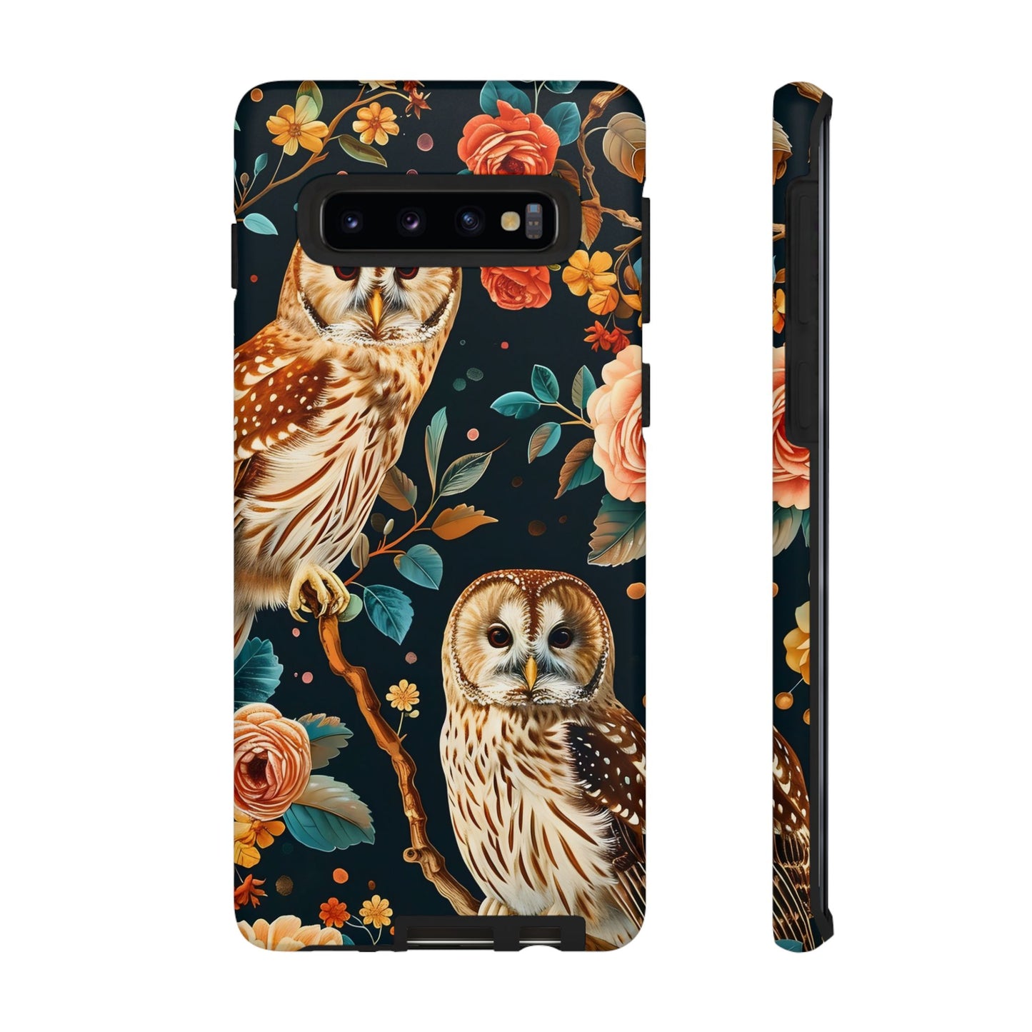 Owl Phone Case with Floral Design, Tough Phone Cover for Nature Lovers, Gift for Bird Enthusiasts, Stylish Protection for Smartphones, [...]