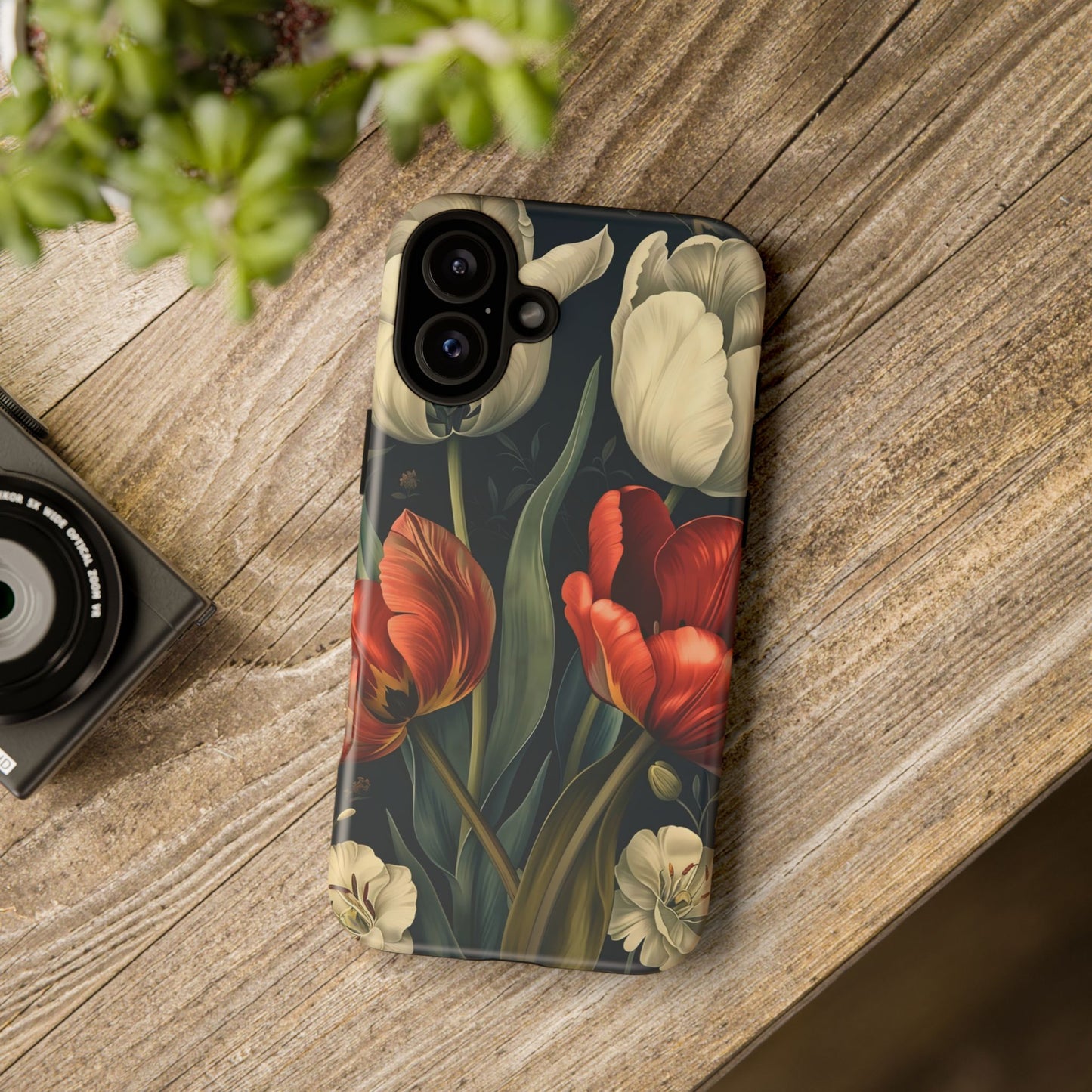 White Flower Tough Cases