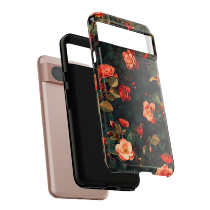 Floral Phone Case - Elegant Floral Design, Tough Protective Case, Perfect Gift for Her, Trendy Phone Accessories, Mother’s Day, Birthday