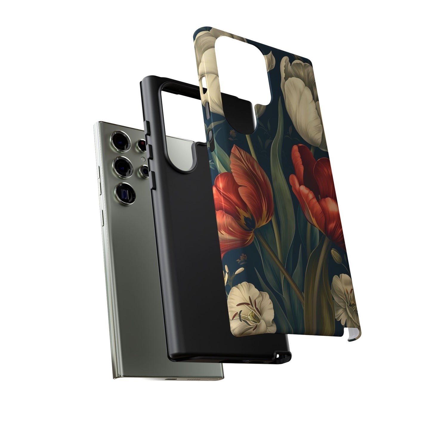 White Flower Tough Cases