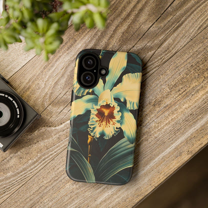 Floral Phone Case - Tough Cases with Orchid Design, Durable Smartphone Cover for Nature Lovers, Floral Gift for Her, Botanical [...]