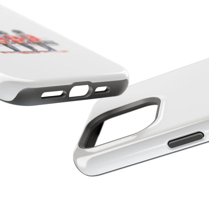 Stylish Magnetic Phone Case with Guards Design, Fun Phone Cover, Unique Gifts for Tech Lovers, Elegant Protection for All Phones