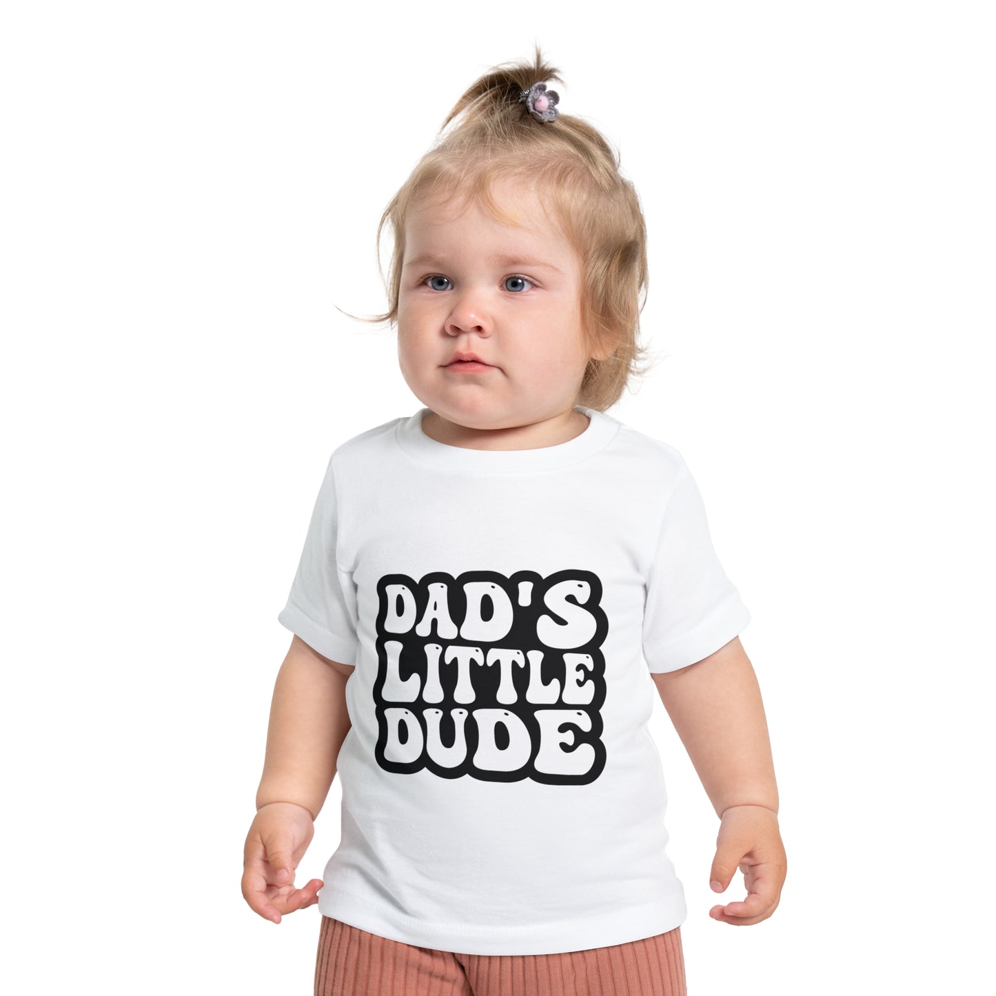 Dad's Little Dude Baby T-Shirt - Cute Infant Tee for Newborns & Toddlers