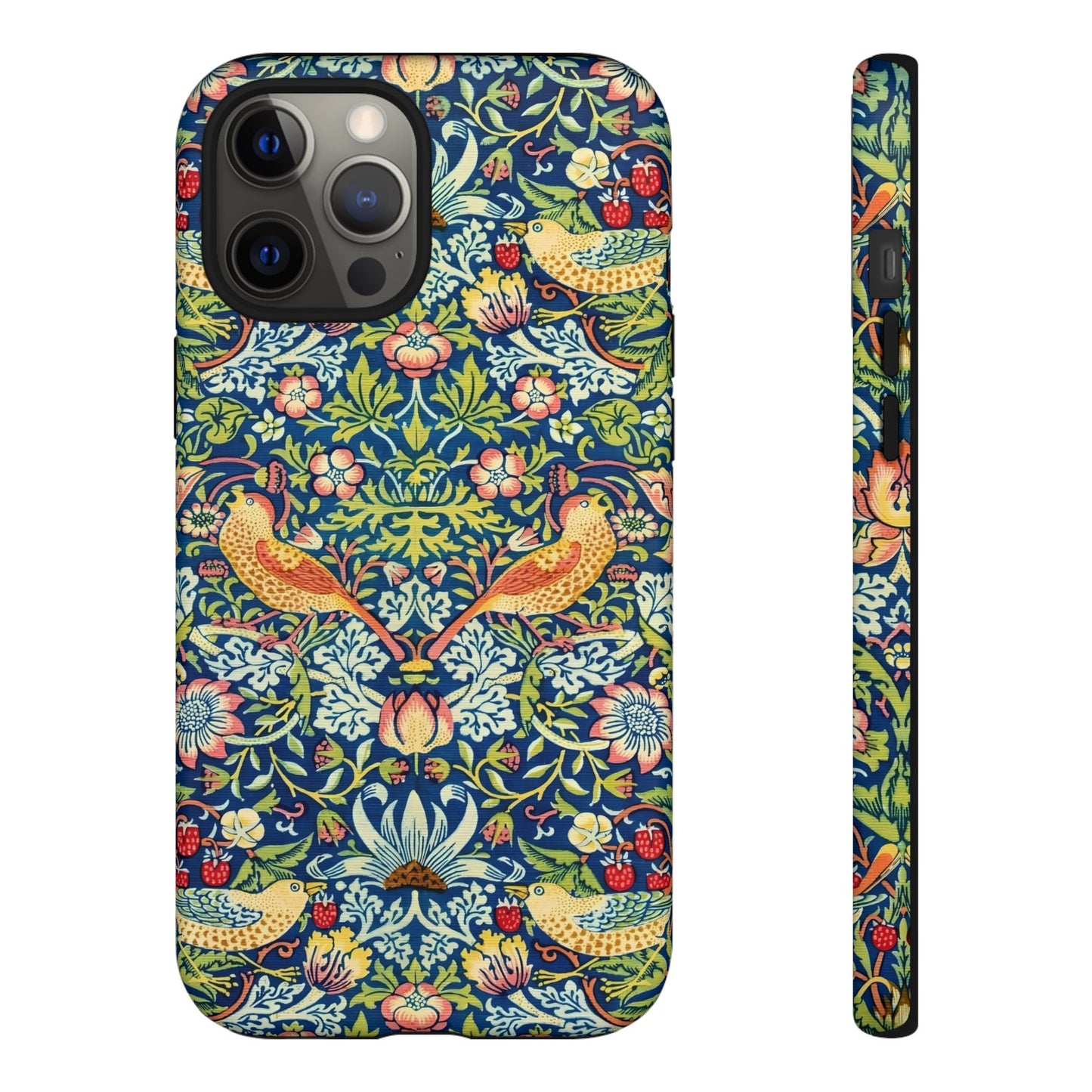 Floral Phone Case | Tough Cases, Stylish Protection, Unique Gift, Eco-Friendly, Floral Pattern, Bird Design