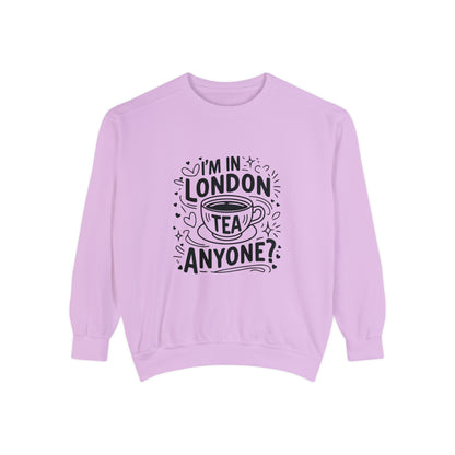 Unisex Garment-Dyed Sweatshirt Durable - London's Tea