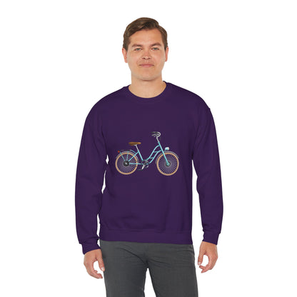 Unisex Heavy Blend™ Crewneck Sweatshirt Adorable - London's Style Classic Bicycle