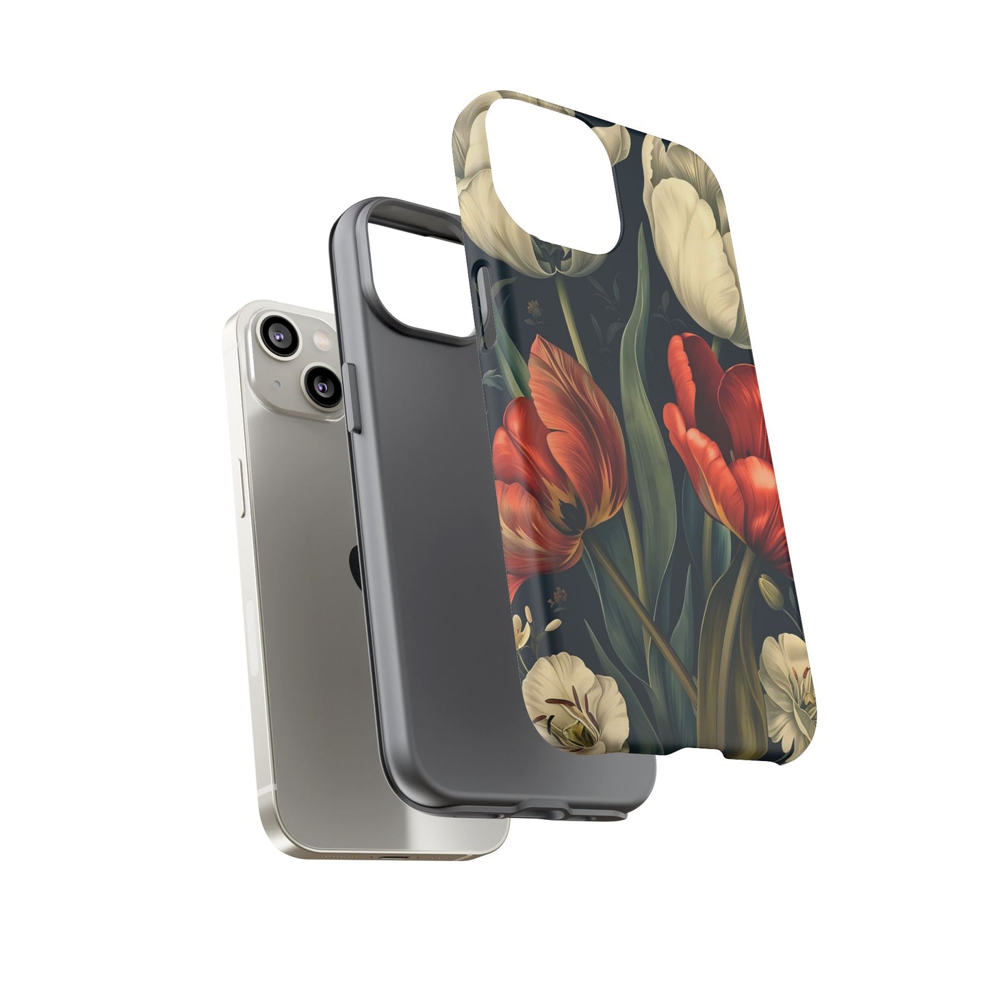 White Flower Tough Cases