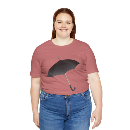 Unisex Jersey Short Sleeve Tee - Regal Royal Umbrella - Elegant and Majestic