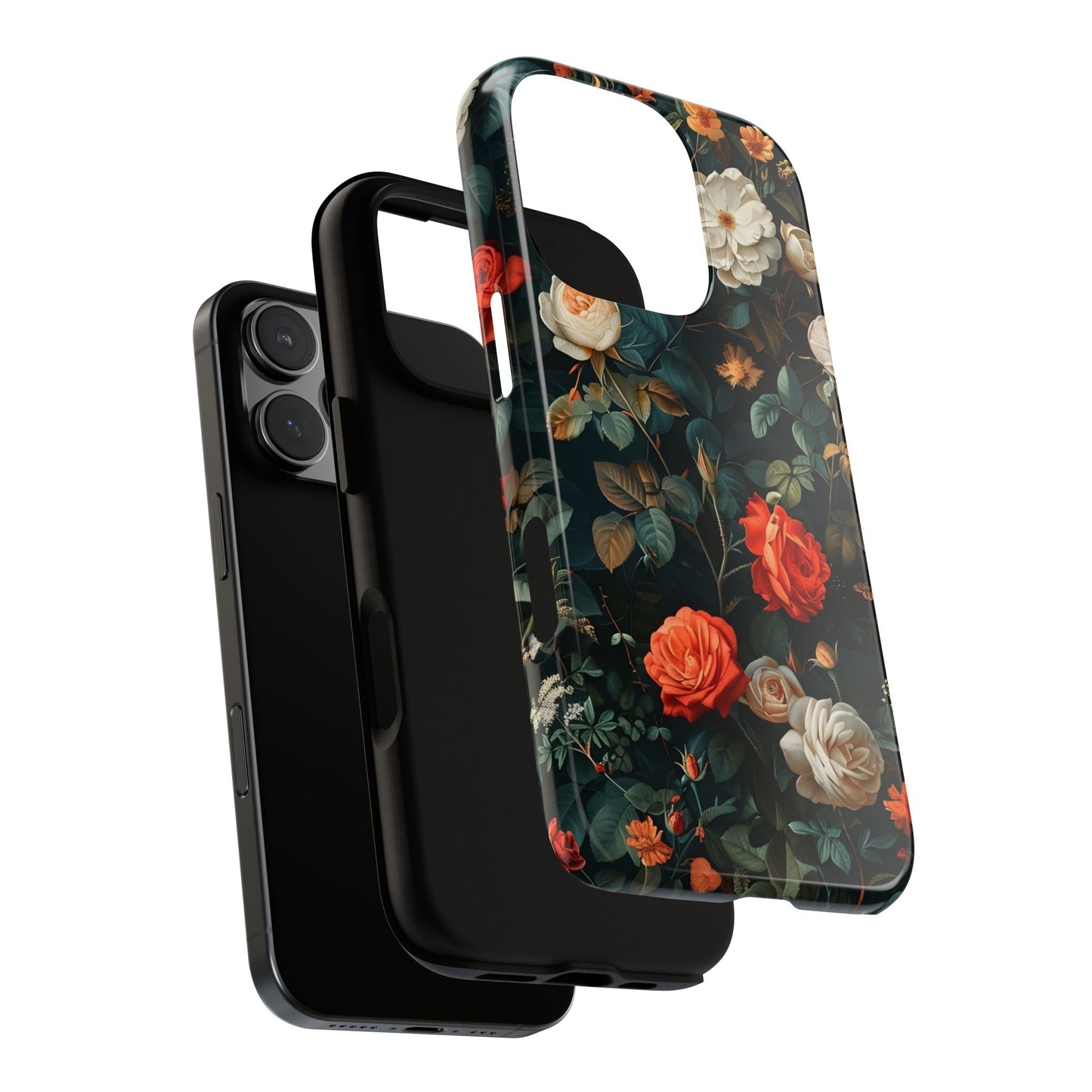 Floral Phone Case | Tough Cases with Elegant Design | Gift for Her, Mother's Day, Birthdays, Personalized, Trendy Tech Accessories
