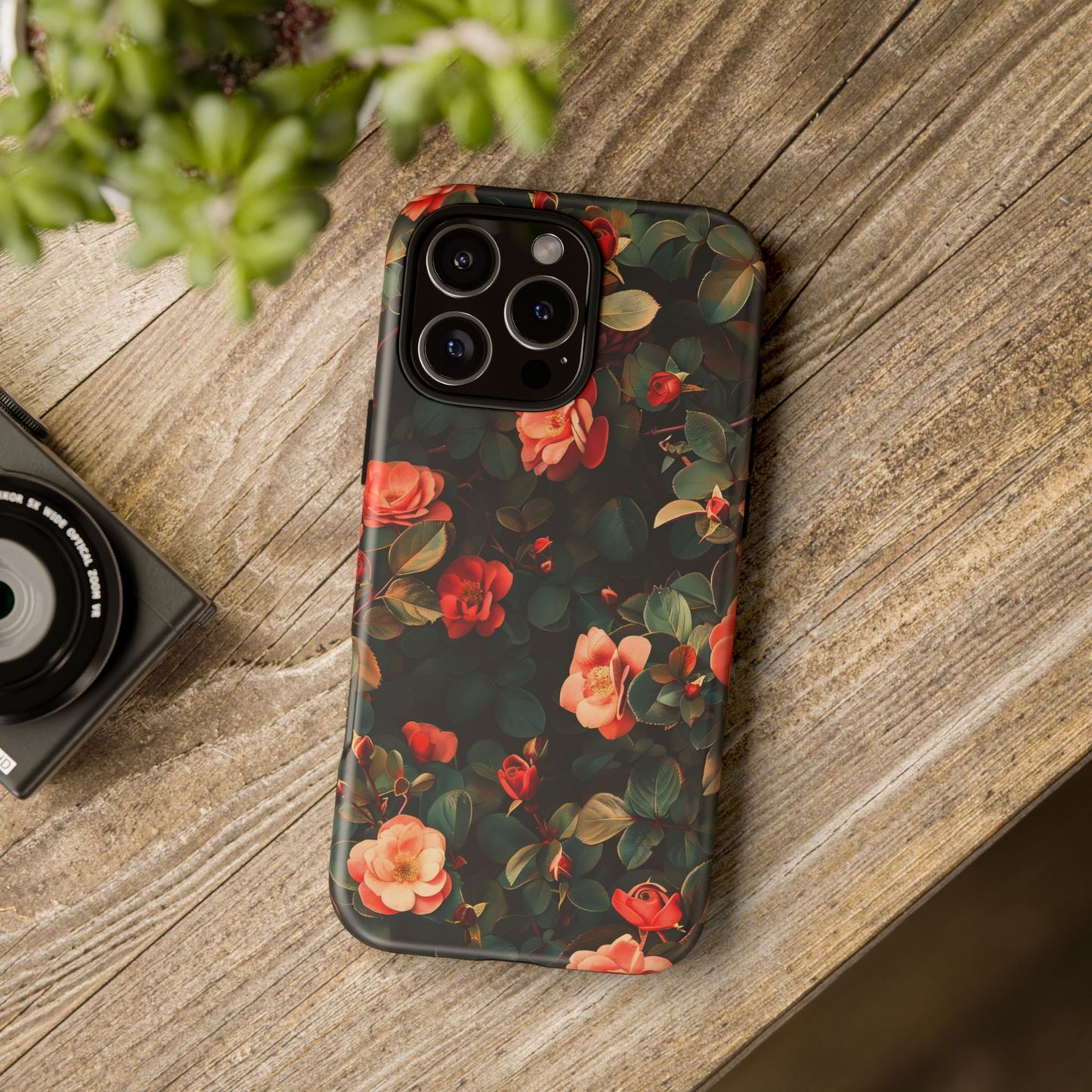 Floral Phone Case - Elegant Floral Design, Tough Protective Case, Perfect Gift for Her, Trendy Phone Accessories, Mother’s Day, Birthday