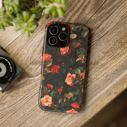 Floral Phone Case - Elegant Floral Design, Tough Protective Case, Perfect Gift for Her, Trendy Phone Accessories, Mother’s Day, Birthday