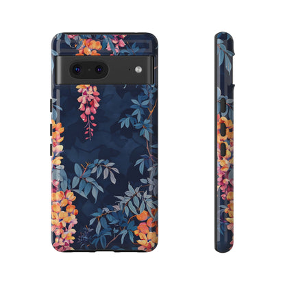 Floral iPhone Case, Tough Phone Cover, Gift for Her, Nature Lover Accessory, Spring Decor, Unique Floral Design