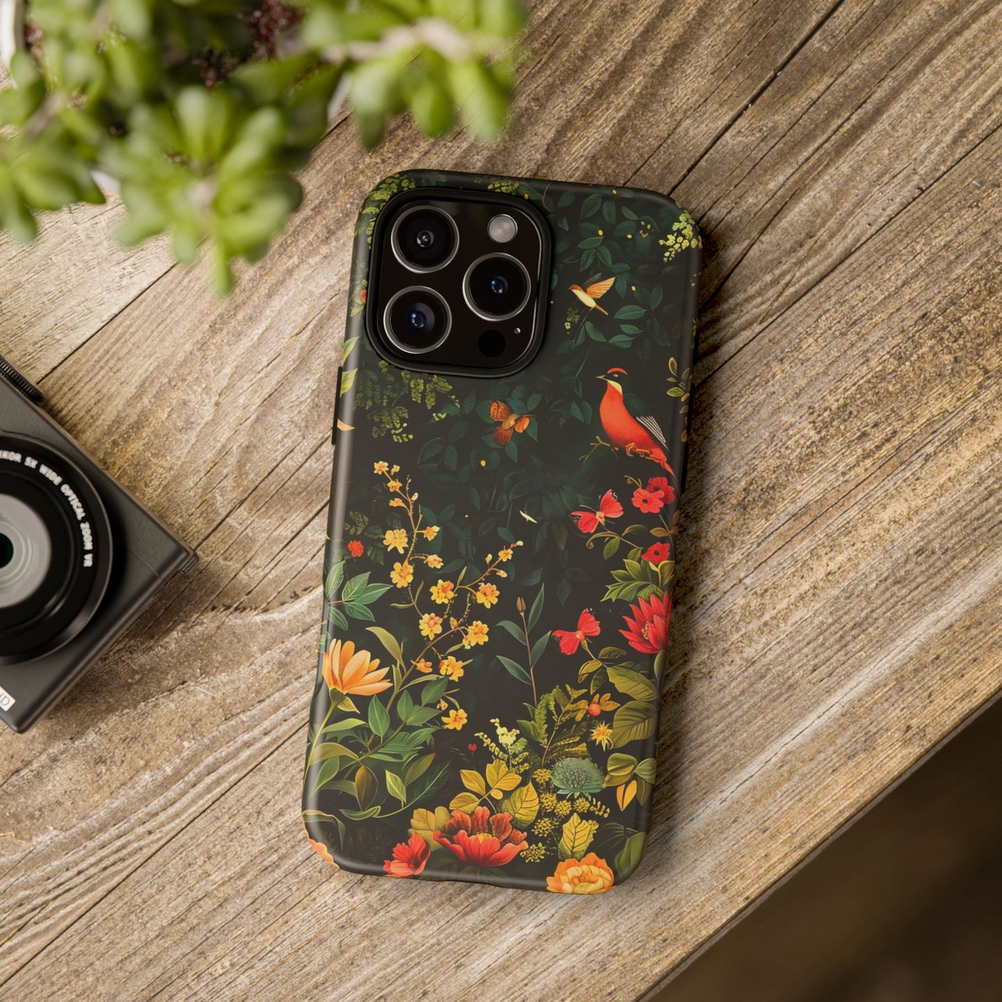 Floral Tough Phone Case, Nature-Inspired Design, Ideal for Garden Lovers, Gift for Birthdays, Christmas, Eco-Friendly Accessory