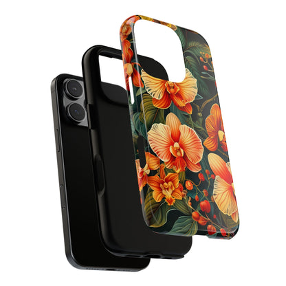 Floral Phone Case - Tough Cases, Protective Cover, Gift for Her, Smartphone Accessory, Floral Design, Nature-Inspired