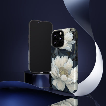 Elegant Floral Phone Case, Floral iPhone Cover, Flower Art Phone Case, Eco-Friendly Mobile Protection, Tough & Stylish Phone Case