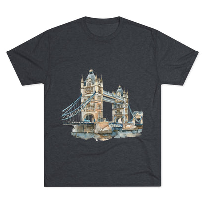 London Bridge Elegant Unisex Tri-Blend Crew Tee