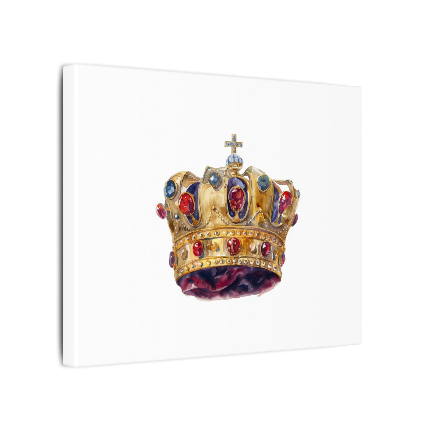 Crown Art Print, Royal Wall Decor, Matched for Home or Office, Gift for Art Lovers, Unique Royalty Artwork