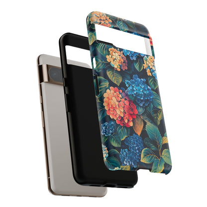 Floral Phone Case, Stylish Tough Case for Gardener Gift, Flower Lover Accessory, Pretty Floral Design, Protective Case