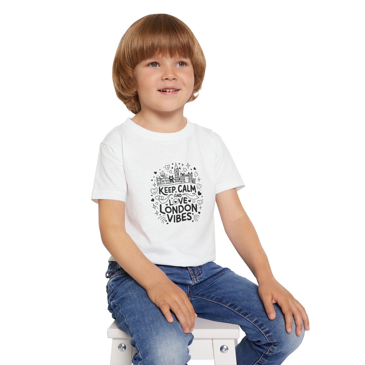Toddler T-Shirt - Keep calm and love London vibes