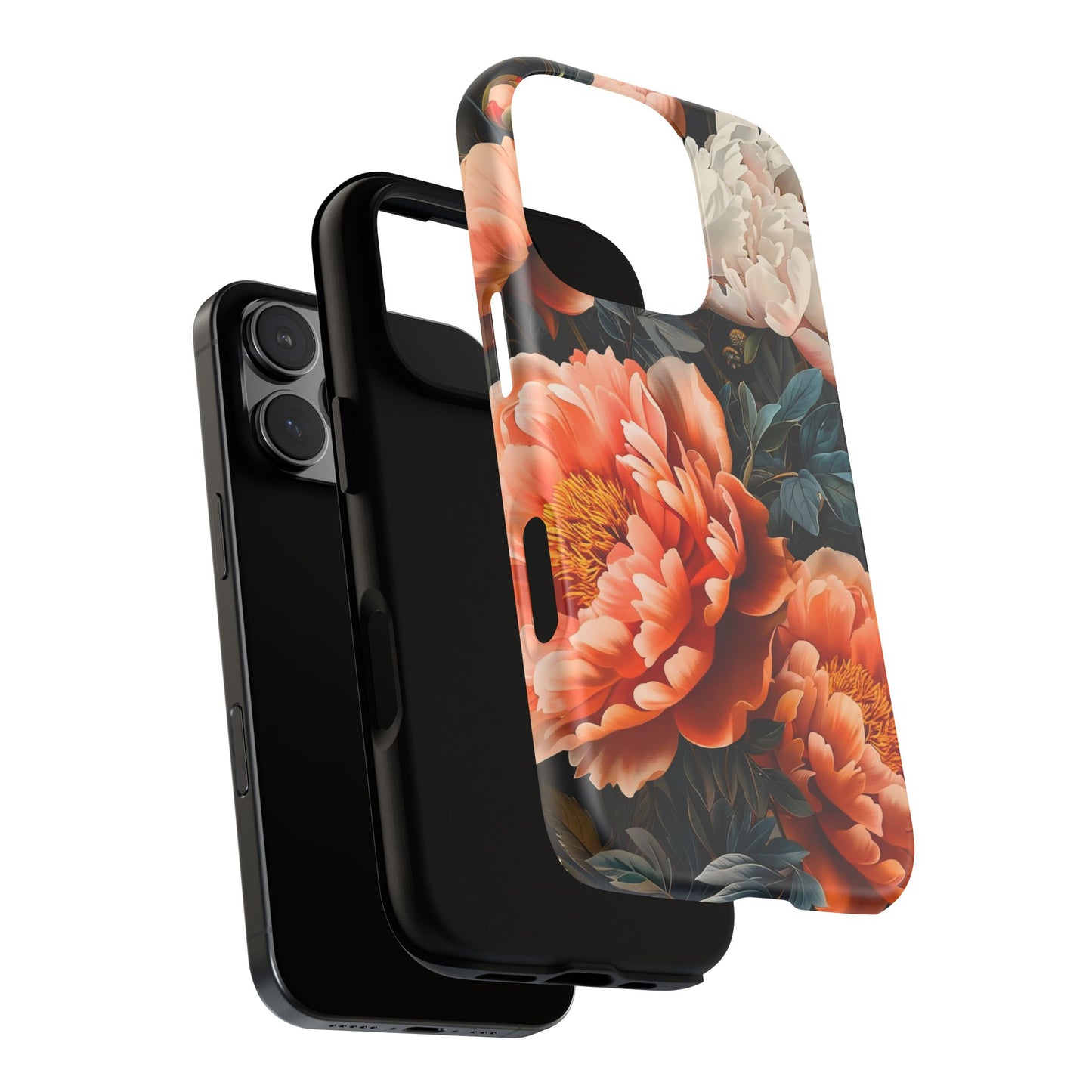 Floral Phone Case - Tough Cases, Durable Cover, Flower Design, Unique Gift, Phone Accessories