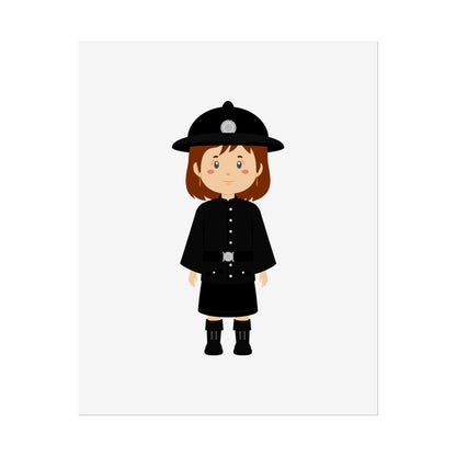 Charming Firefighter Rolled Posters for Kids' Rooms, Playful Wall Art, Fire Safety Decor, Kids' Gifts, Educational Prints