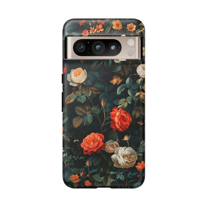 Floral Phone Case | Tough Cases with Elegant Design | Gift for Her, Mother's Day, Birthdays, Personalized, Trendy Tech Accessories