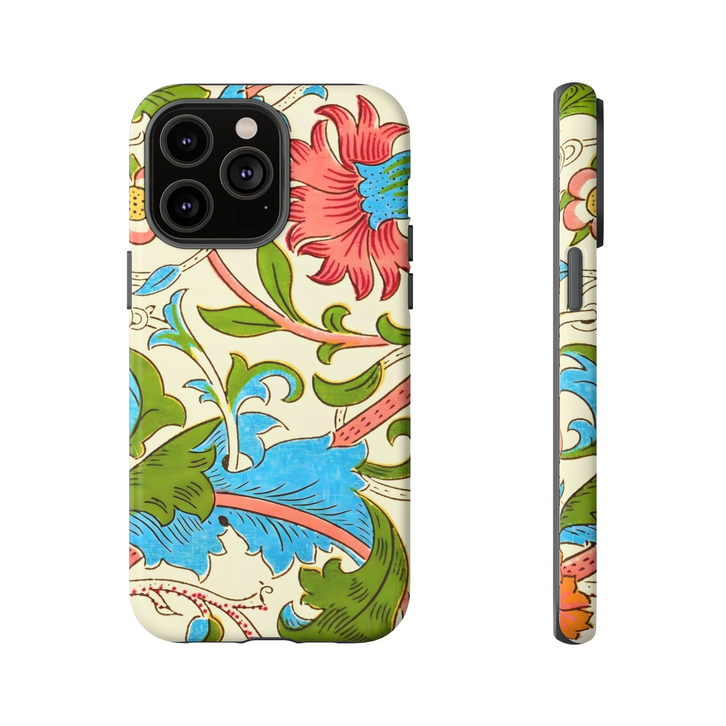 Tough Floral Phone Case - Artistic Smartphone Cover, Floral Print Gift, Protective Case | For Nature Lovers, Stylish Accessory, Phone [...]