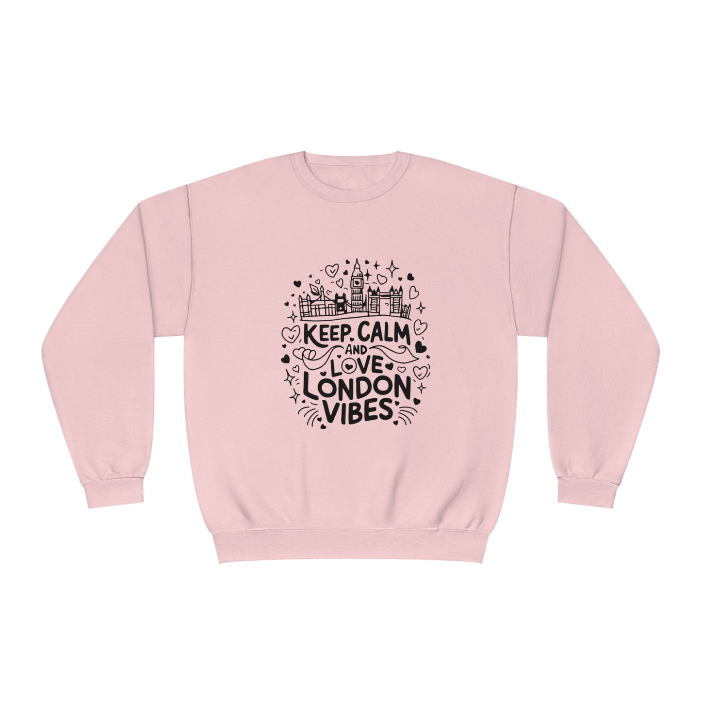 Unisex NuBlend® Crewneck Sweatshirt - Keep Calm and Love London Vibes