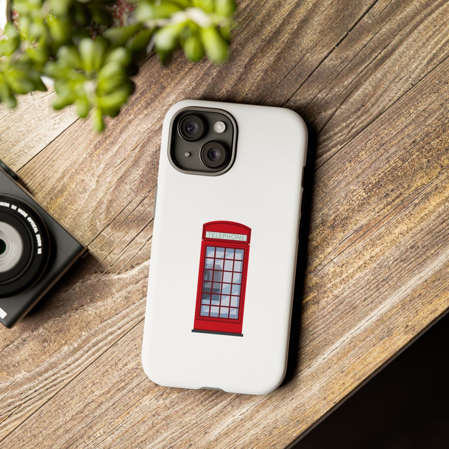 Red Telephone Booth Phone Case - Tough & Stylish Protection