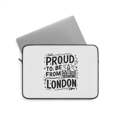 Laptop Sleeve - Proud to Be From London, Urban Laptop Case, Gift for London Lovers, Stylish Tech Accessory, City Pride Sleeve, Travel [...]