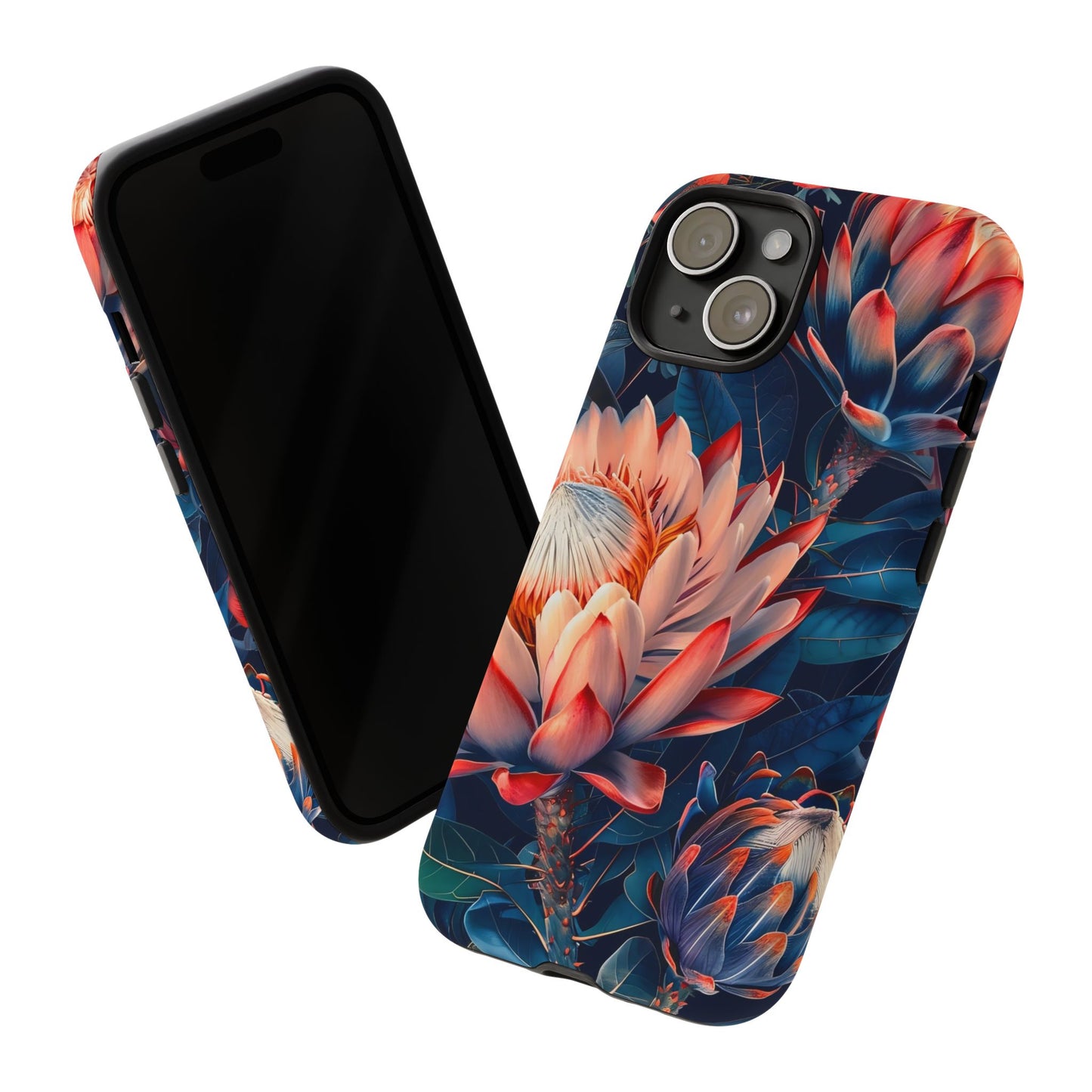 Floral Phone Case | Tough Cases, Floral Design, Phone Accessory, Gift for Her, Customizable Case, Nature Lover Gift