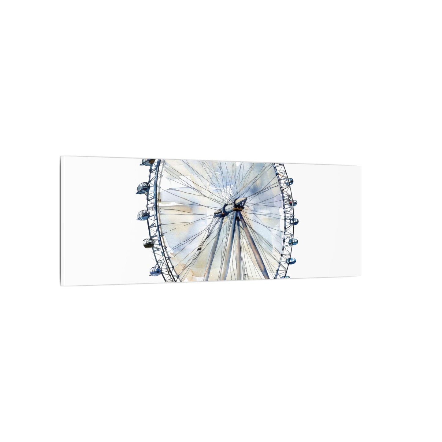 London Eye Canvas Print, Wall Art Decor, Travel Gift, Home Decoration, Unique Art Piece