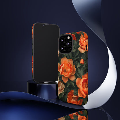 Stylish Floral Phone Case, Tough Cases, Floral Phone Cover, Gift for Her, Spring Accessories, Mother's Day, Phone Protection