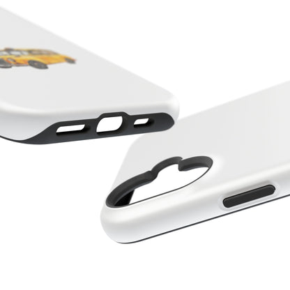 New York Taxi Magnetic Phone Case, Cute Gift for NYC Lovers, Travel Accessories, Unique Phone Cover, Durable Tough Case