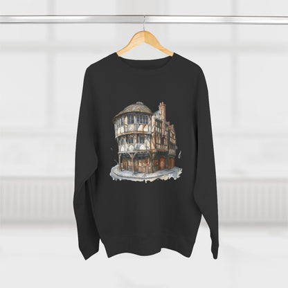 Unisex Crewneck Sweatshirt - London Pub Interior British Tavern