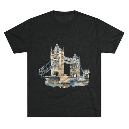 London Bridge Elegant Unisex Tri-Blend Crew Tee