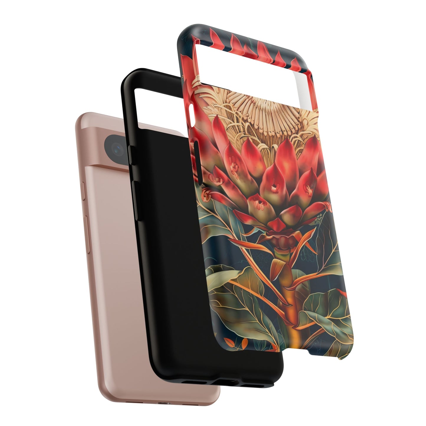 Tough Cases: Vibrant Floral Phone Case, Tough Phone Covers, Floral Art Cases, Nature Design Accessories, Gift for Nature Lovers