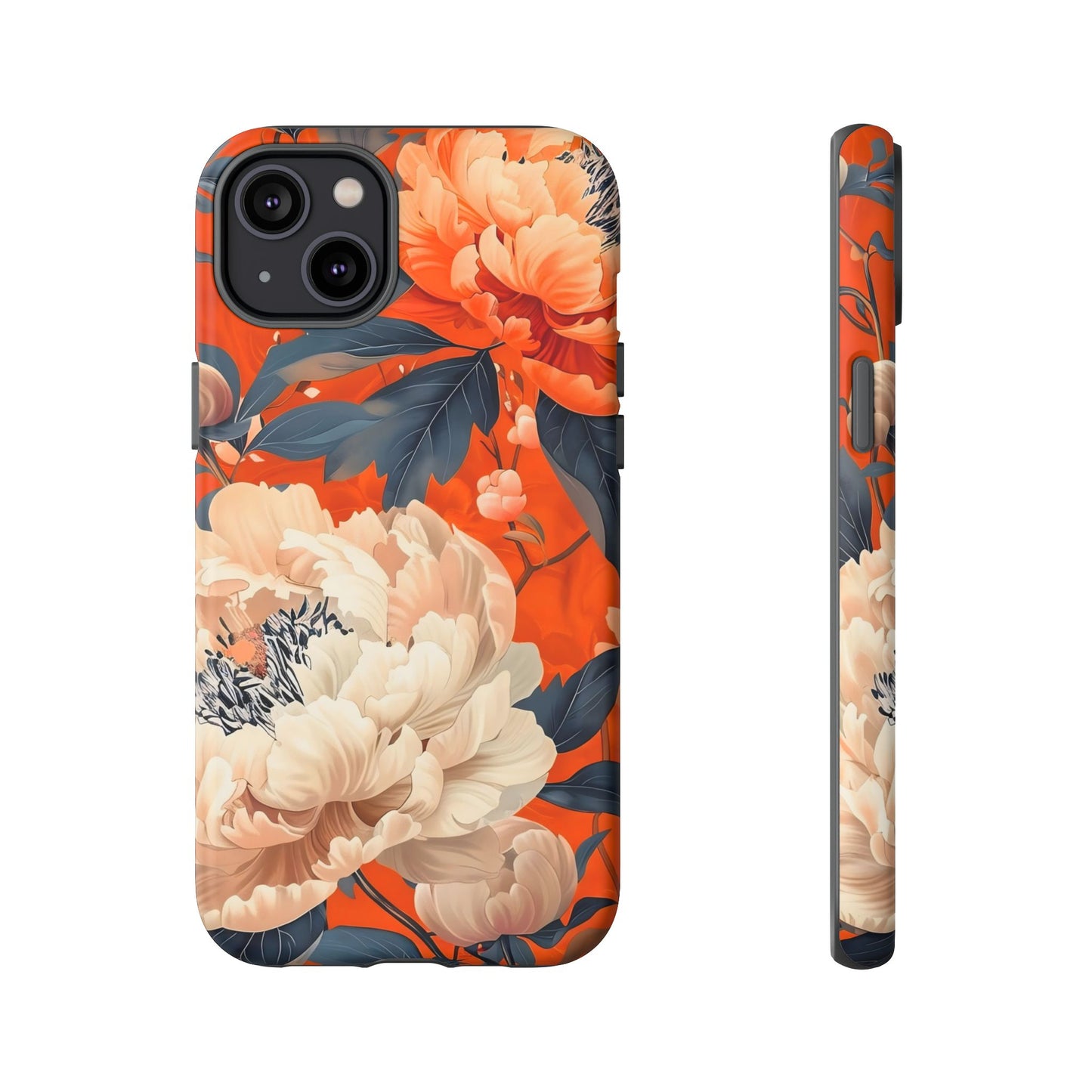 Floral Tough Case, Durable Floral Phone Case, Stylish Protection Case, Gift for Her, Spring Accessories, Mother’s Day Gift