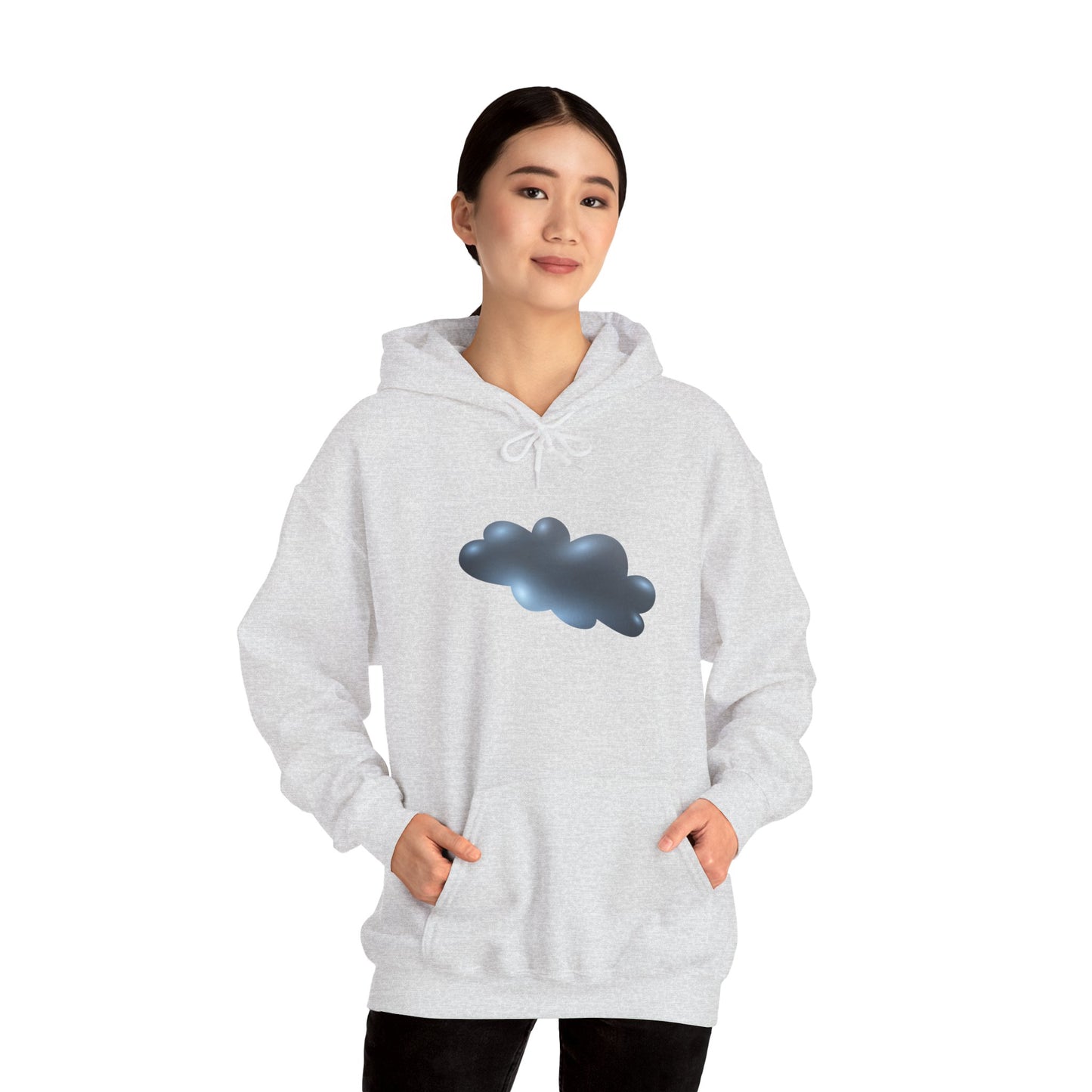 Unisex Heavy Blend™ Hooded Sweatshirt - Serene Cloudscape - Dreamy Cloud Design