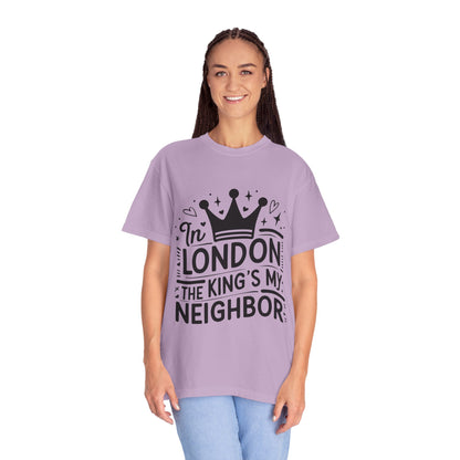 Unisex Garment-Dyed T-shirt - King's Neighbour in London