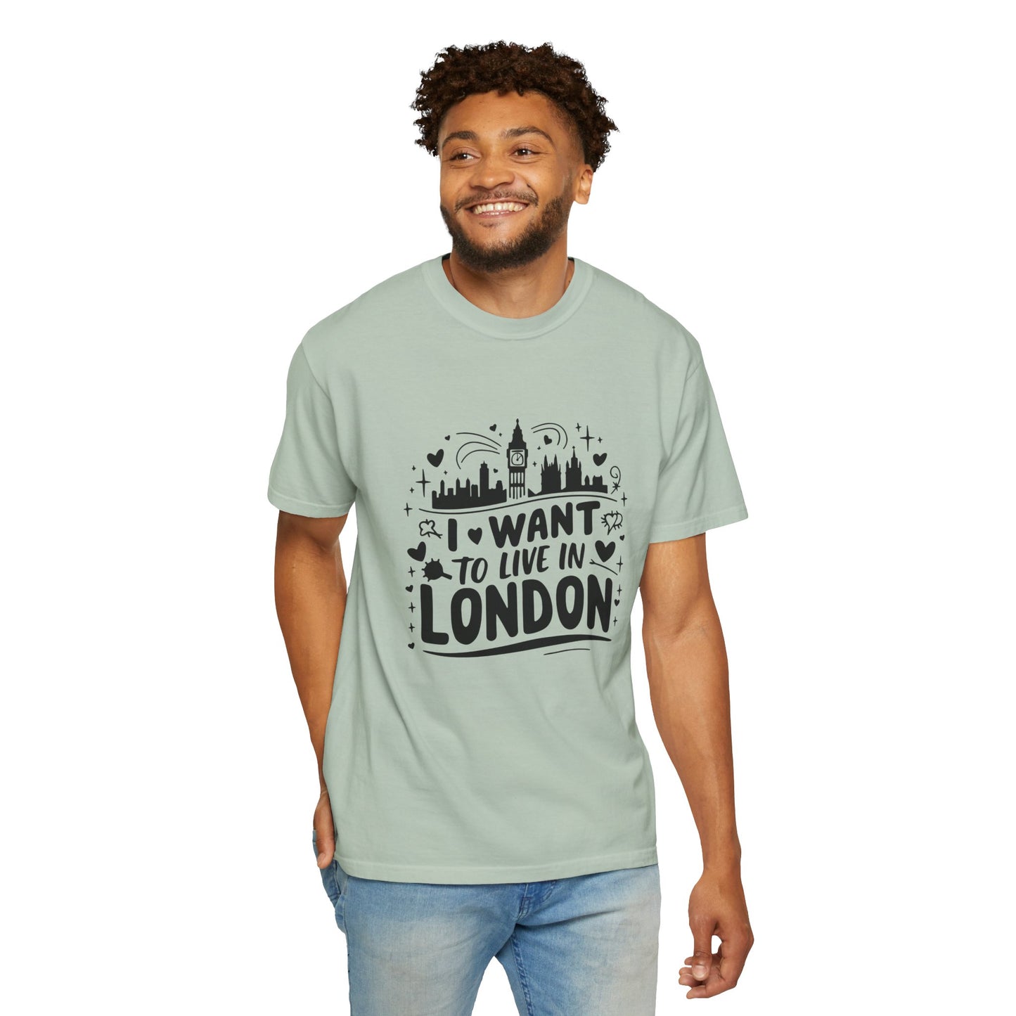 London Vibes Unisex Garment-Dyed T-shirt