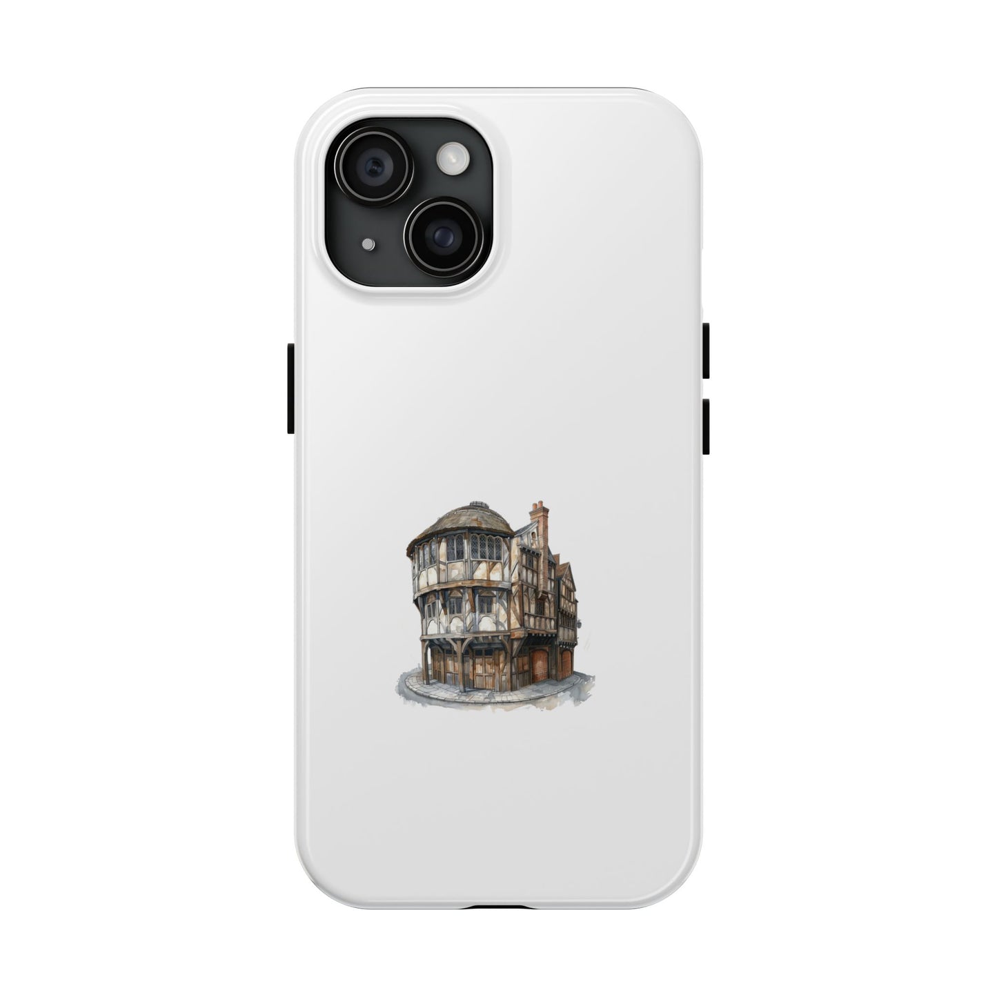 Artistic Tough Phone Case - Vintage Architectural Design