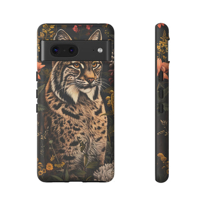 Wildlife Phone Case with Lynx Design, Tough Cases, Animal Lovers Gift, Nature Inspired Accessories, Unique Tech Protection