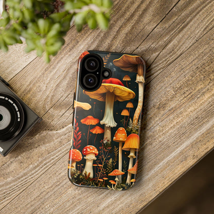 Whimsical Mushroom Phone Case | Tough Cases – Unique Nature Design, Eco-Friendly Cover, Gift for Nature Lovers, Phone Accessory, Fall Decor